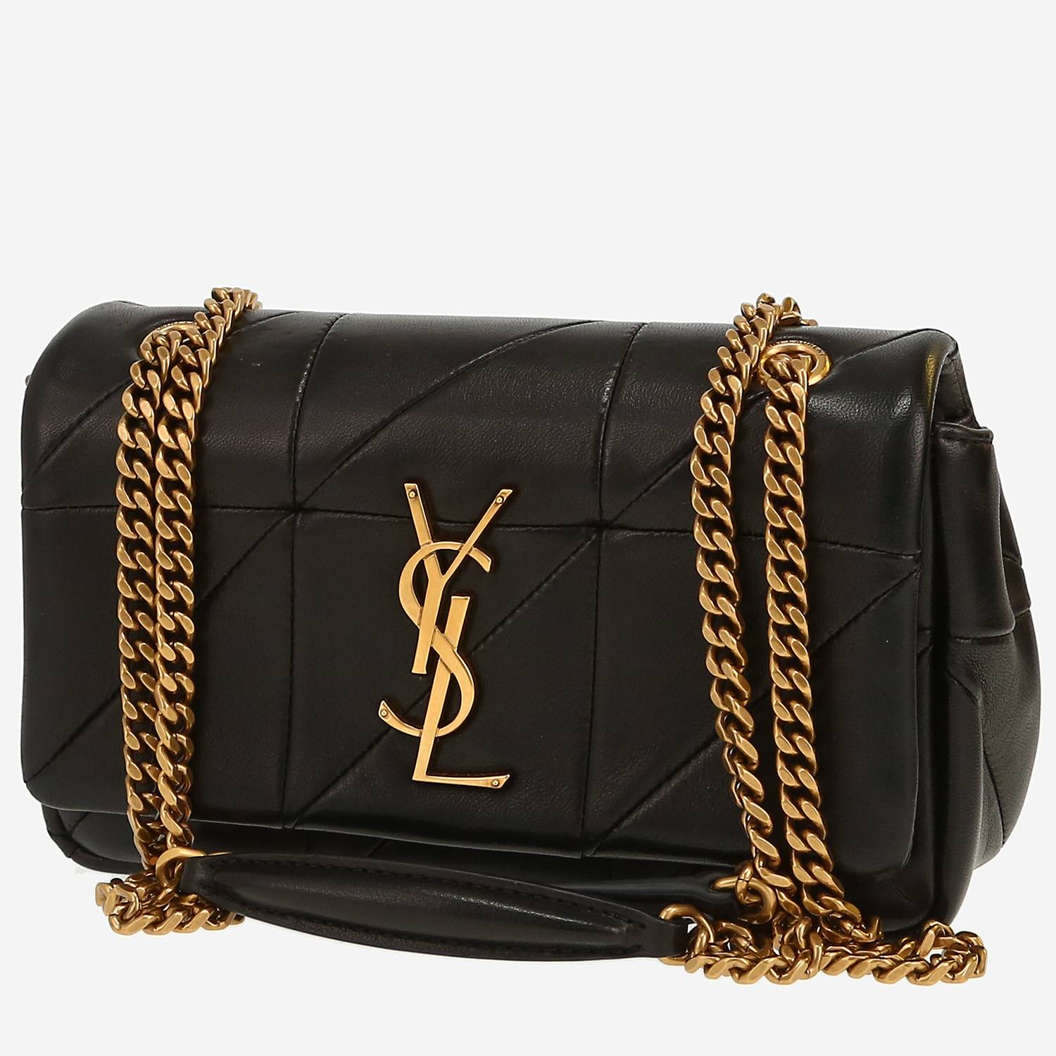 Bolso bandolera Saint Laurent  Jamie en cuero negro