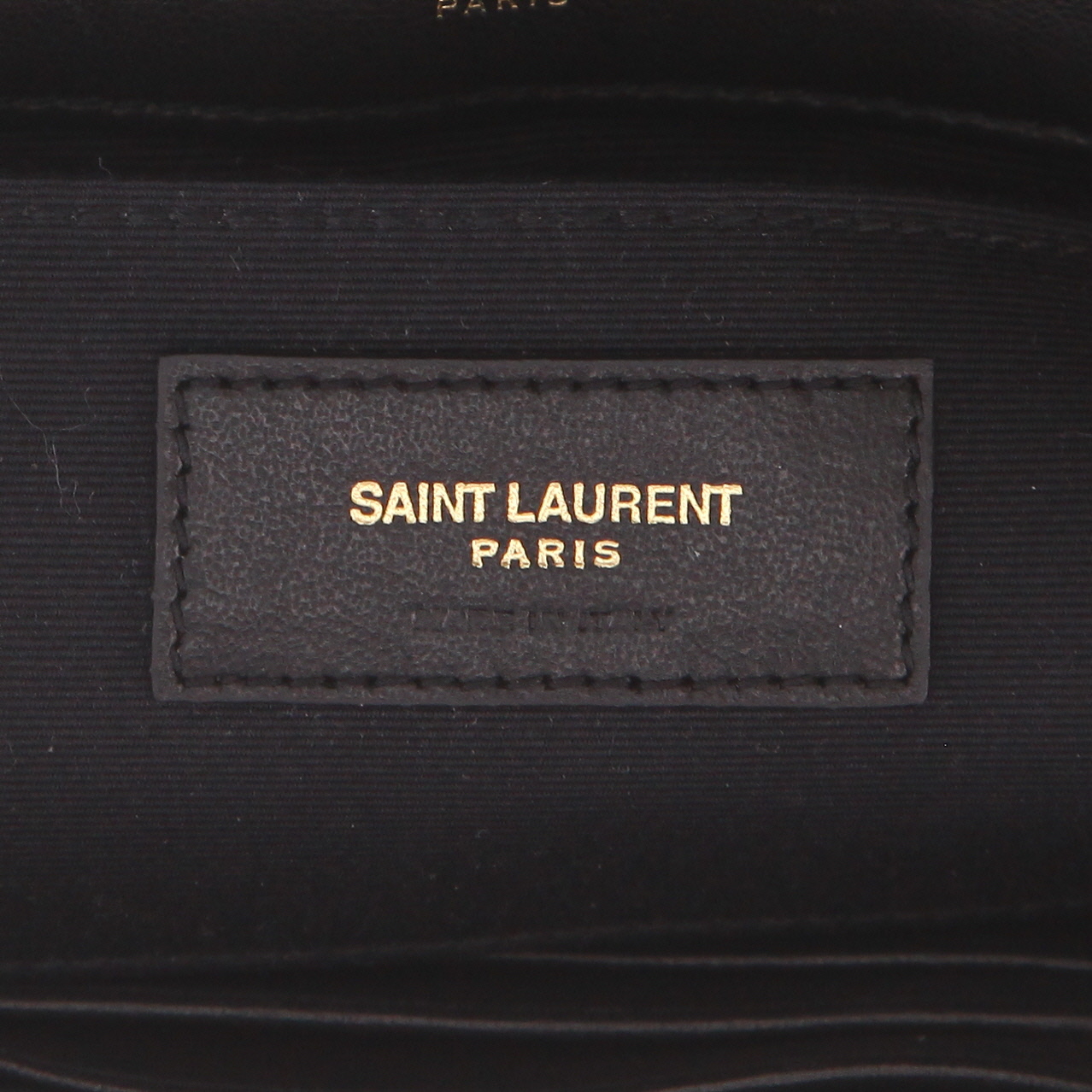 Saint Laurent  Jamie shoulder bag  in black leather - Detail D2