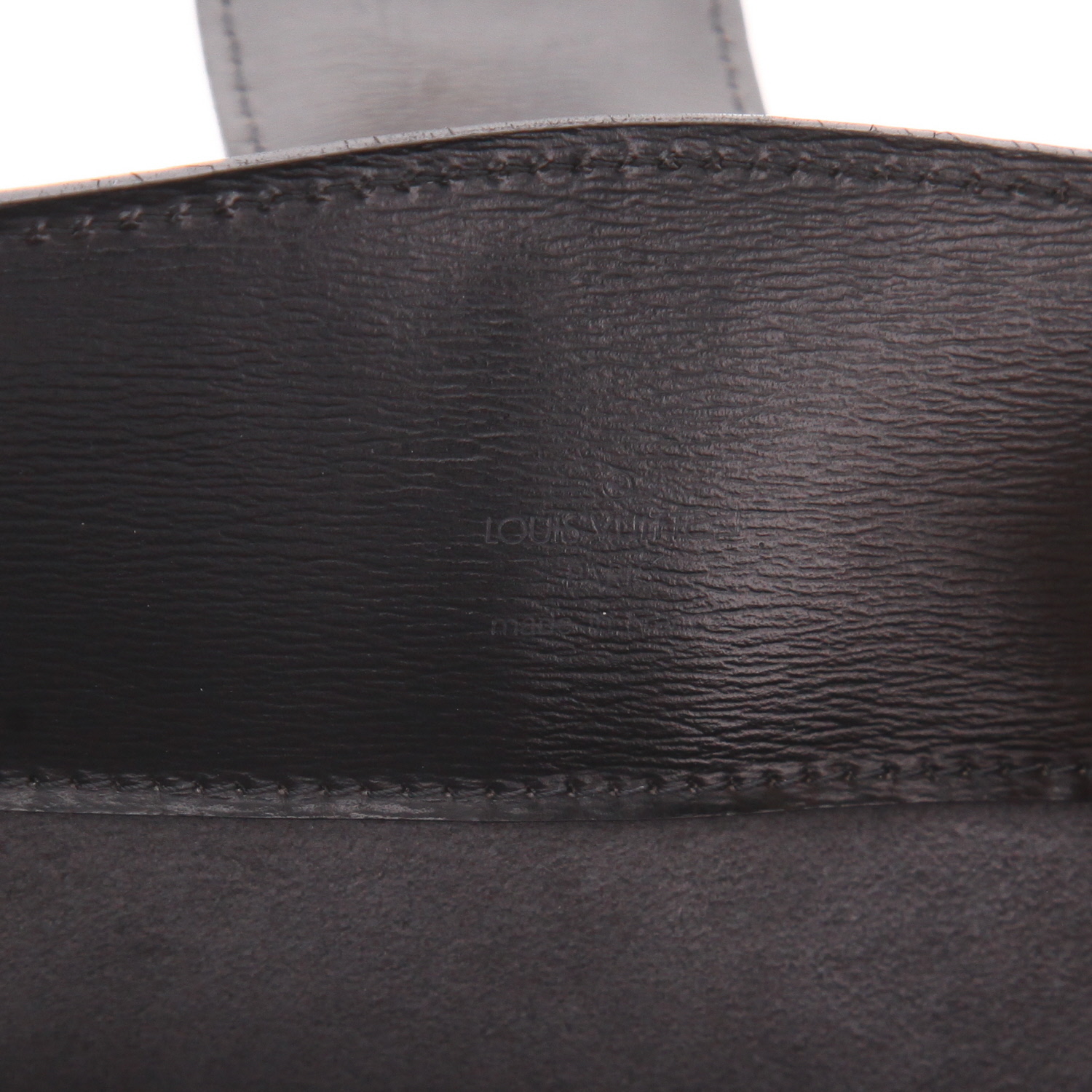 Borsa Louis Vuitton  Cluny in pelle Epi nera - Detail D2