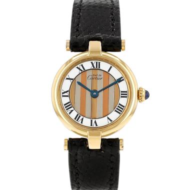 Montre Cartier Must Vendôme en vermeil Ref: Cartier - 18  Vers 1990
