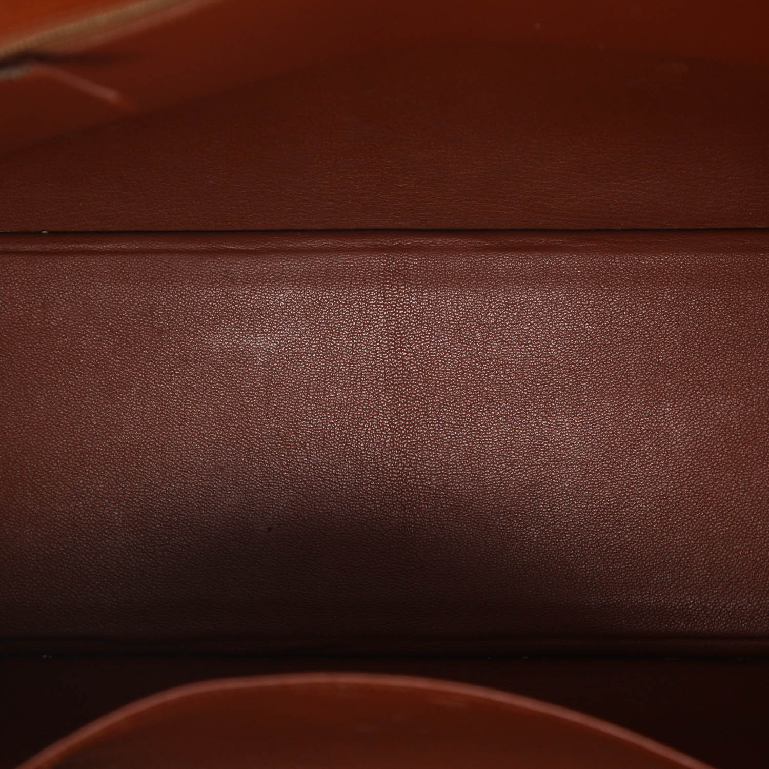 Hermès  White Bus handbag  in fawn Barenia leather - Detail D3