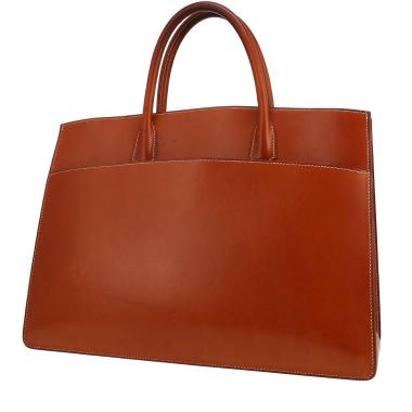 Borsa Hermès  White Bus in pelle Barenia terra di Siena bruciata