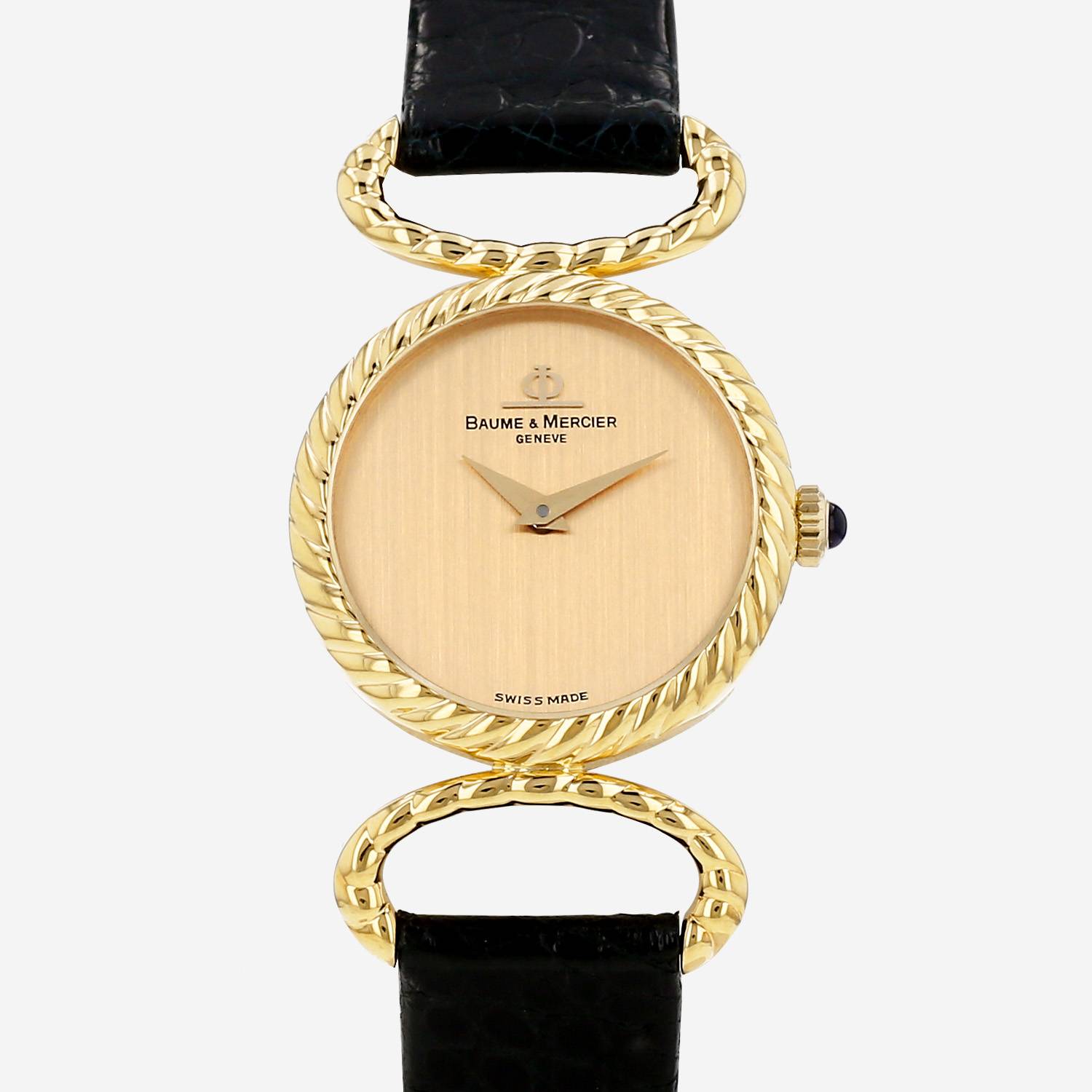 Montre Baume 
Mercier Vintage en or jaune Vers 1970