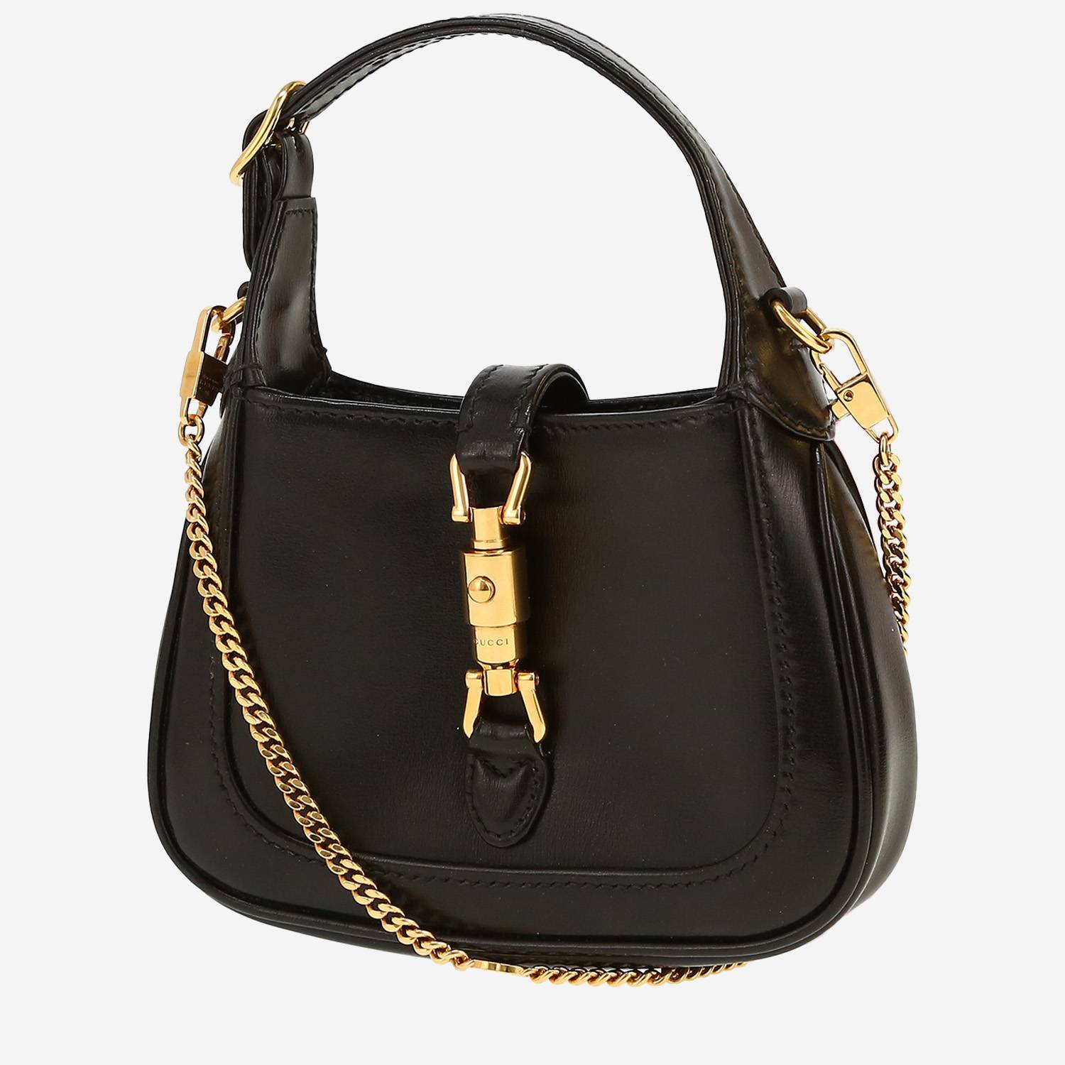 Borsa a tracolla Gucci  Jackie 1961 nano in pelle nera