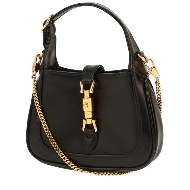 Borsa a tracolla Gucci  Jackie 1961 nano in pelle nera