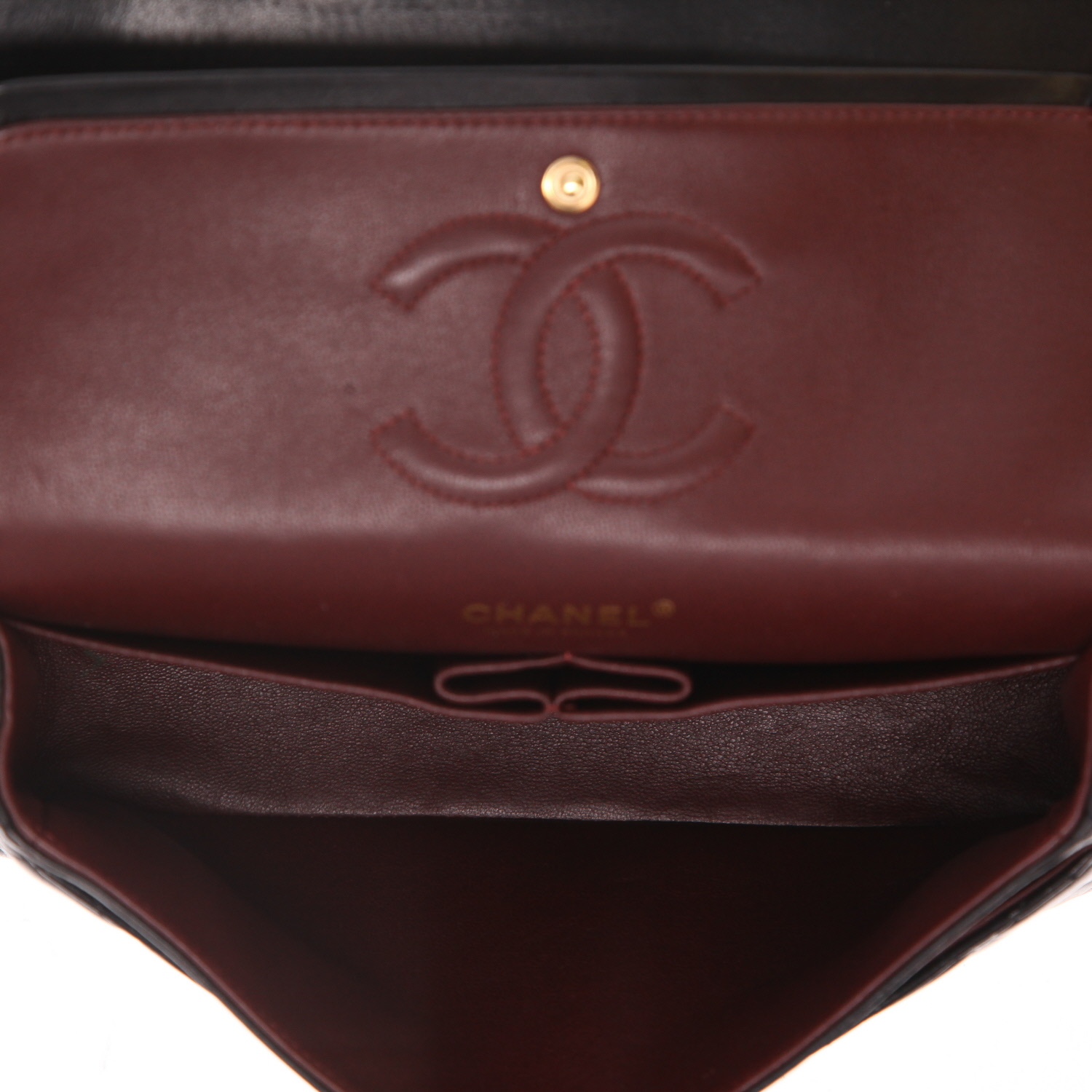 Bolso de mano Chanel  Timeless Classic en cuero acolchado negro - Detail D3