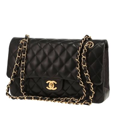 Chanel  Timeless Classic handbag  in black quilted leather