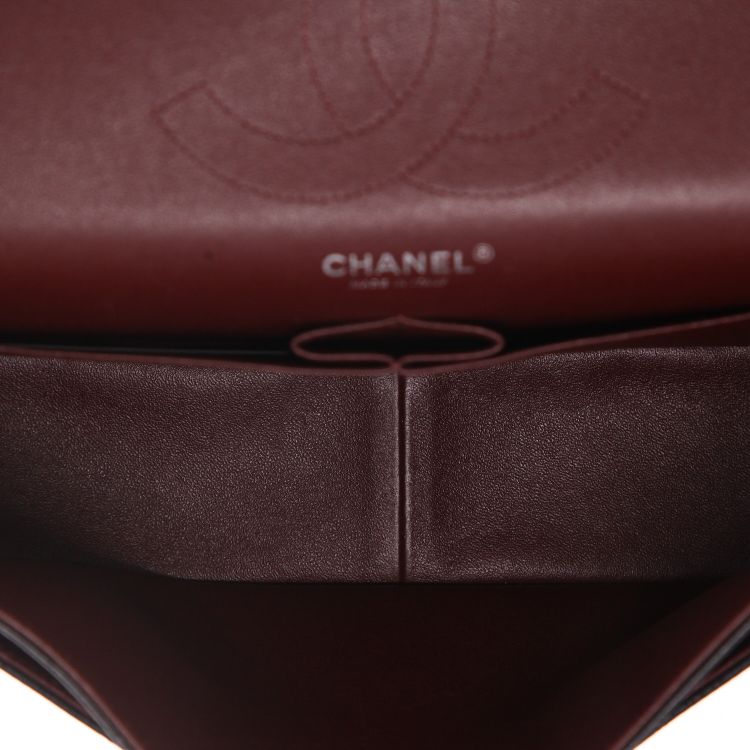 Sac bandoulière Chanel  Timeless Jumbo en cuir grainé matelassé noir - Detail D3