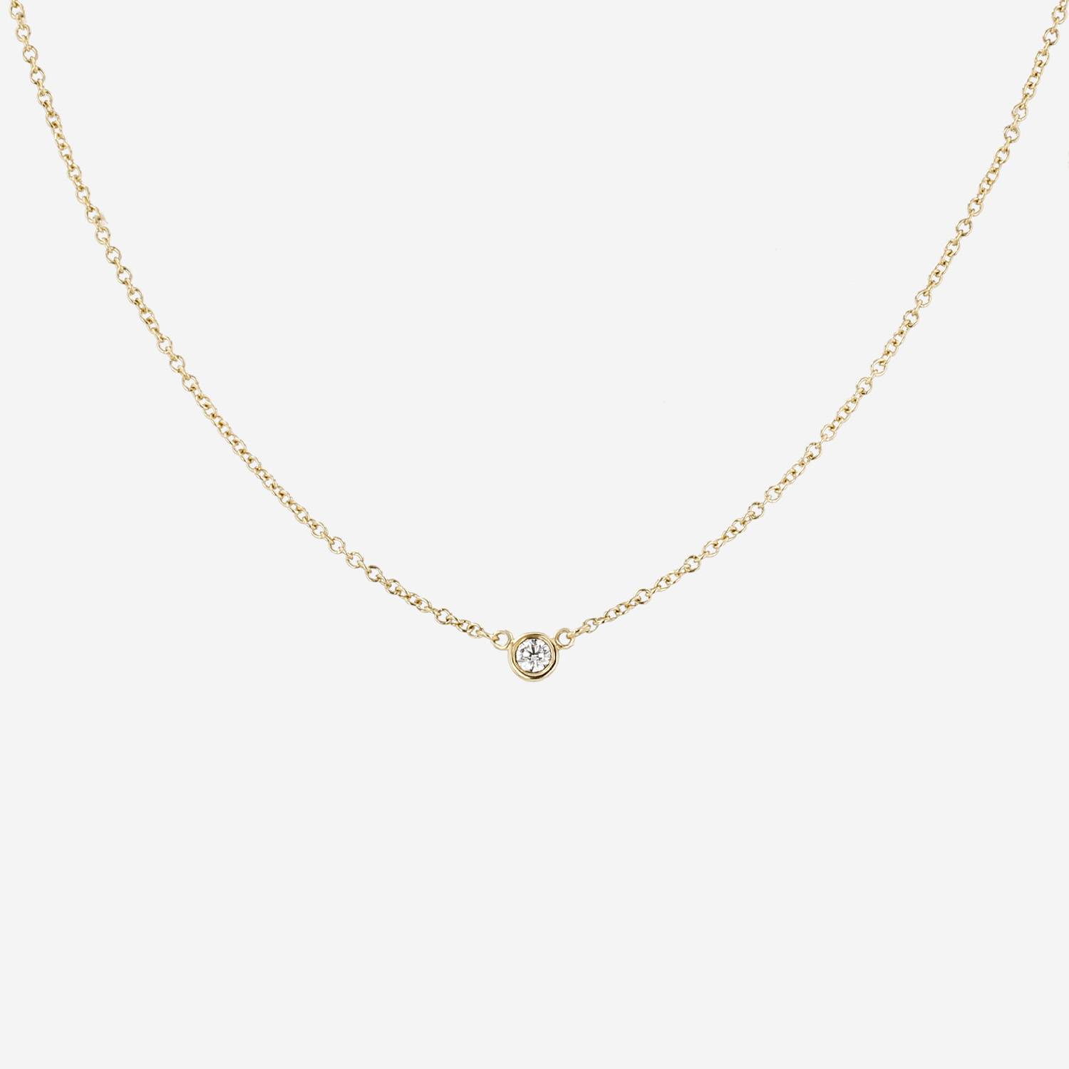 Collier Tiffany & Co Diamonds By The Yard en or jaune et diamant