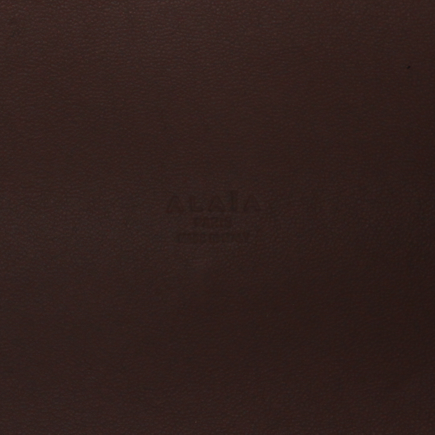 Bolso de mano Alaïa   en cuero negro - Detail D2