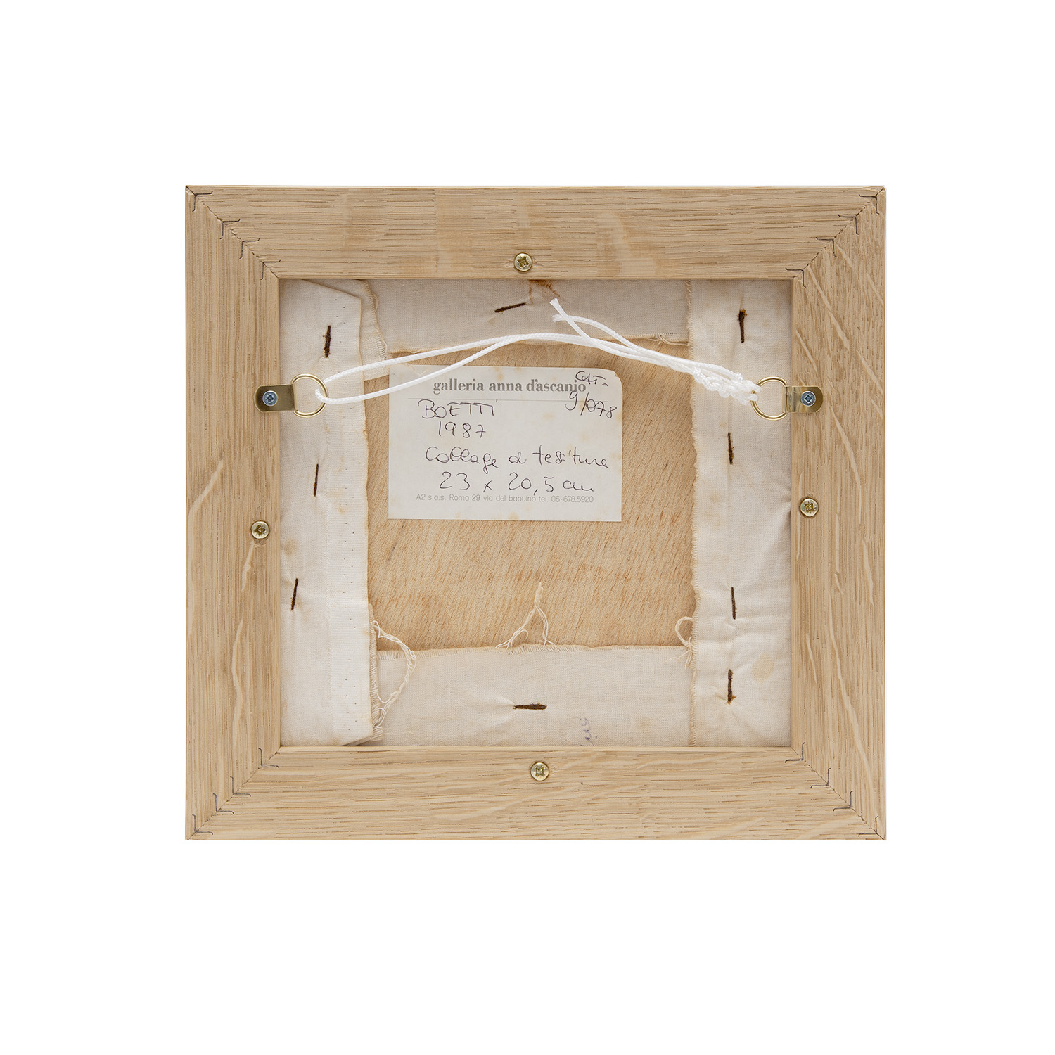 Alighiero Boetti (1940-1994), Tra l'incudine e il martello - 1987 - Detail D3