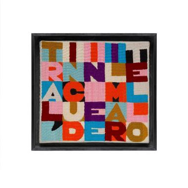 Alighiero Boetti (1940-1994), Tra l'incudine e il martello - 1987