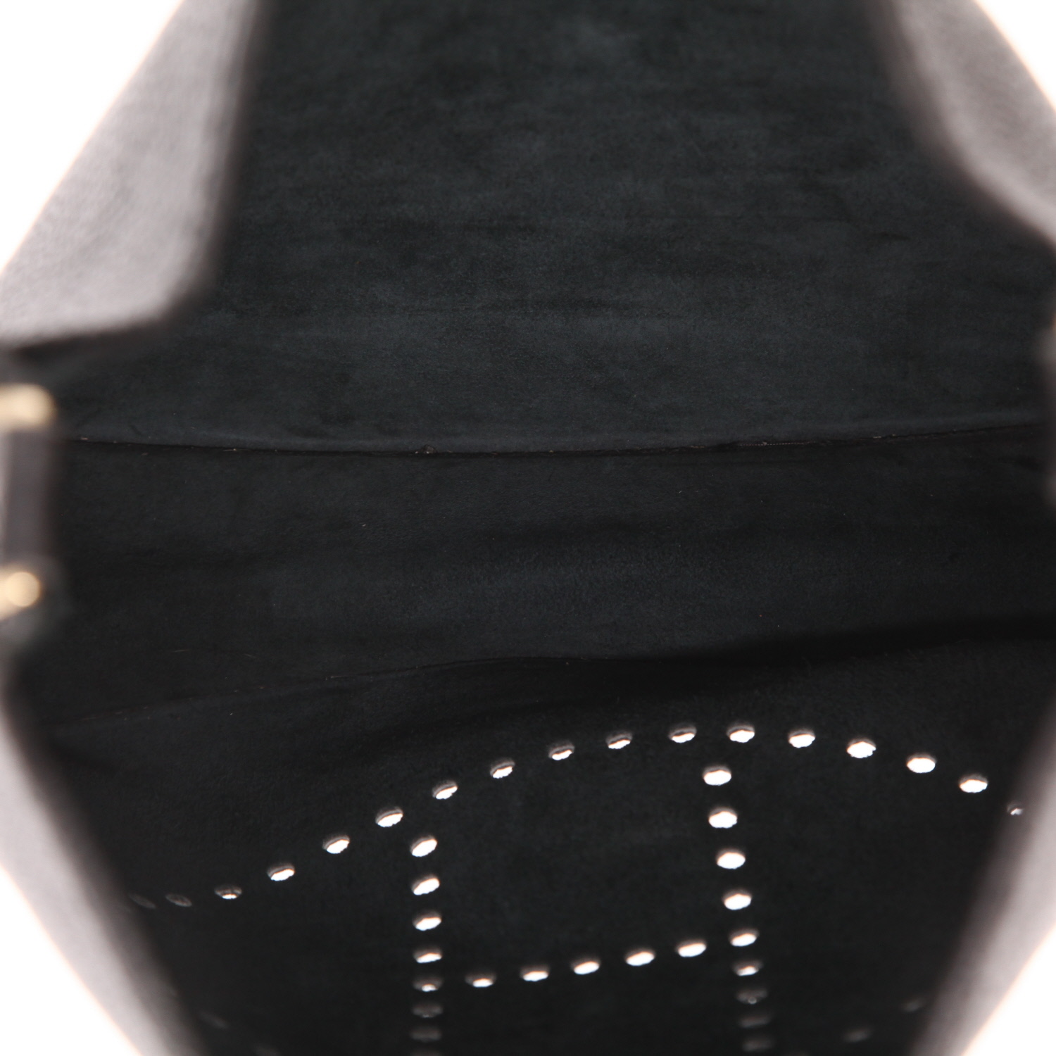 Borsa a tracolla Hermès  Evelyne in pelle taurillon clemence nera - Detail D3