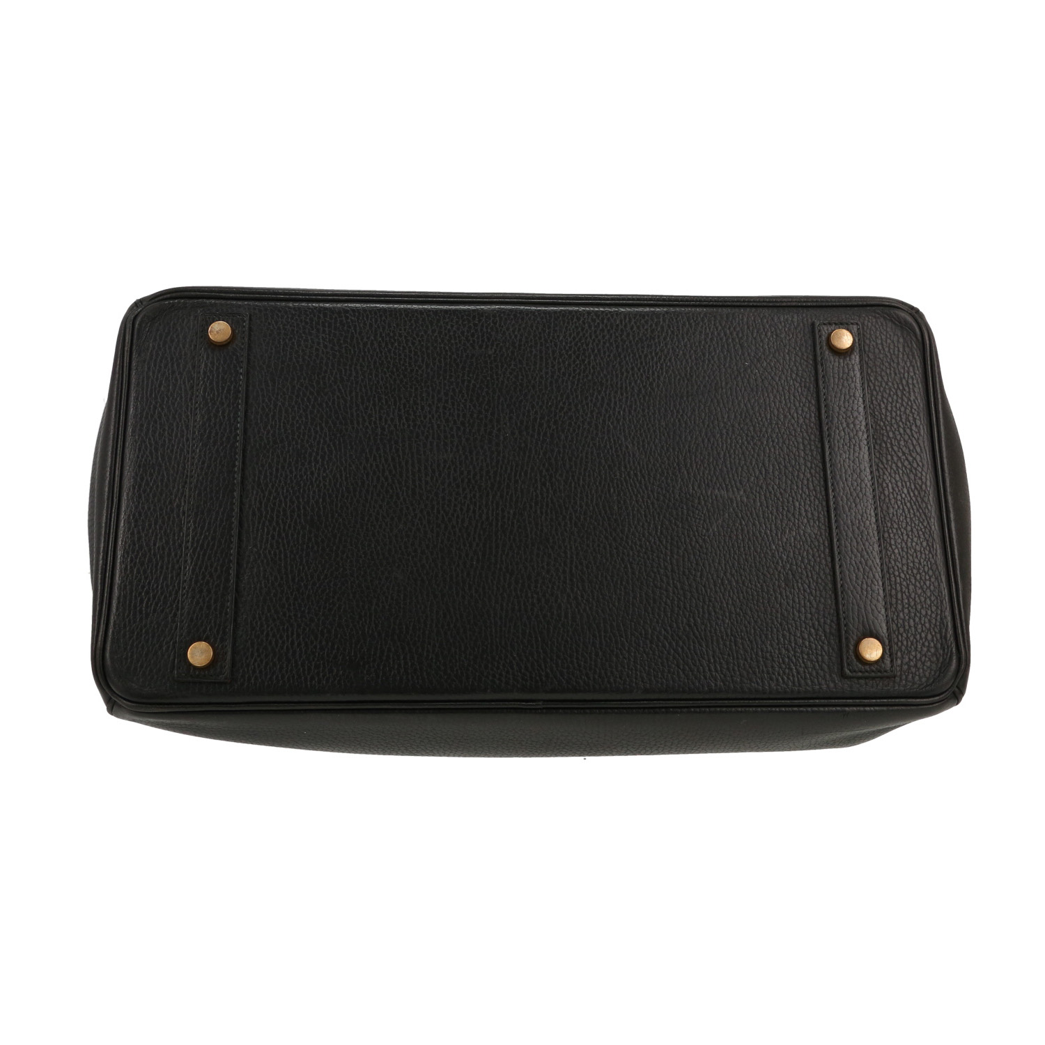 Hermès  Birkin 40 cm handbag  in black Ardenne leather - Detail D1