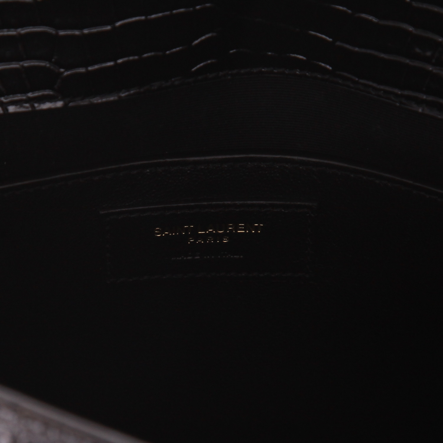 Sac à main Saint Laurent  Manhattan en cuir noir - Detail D2
