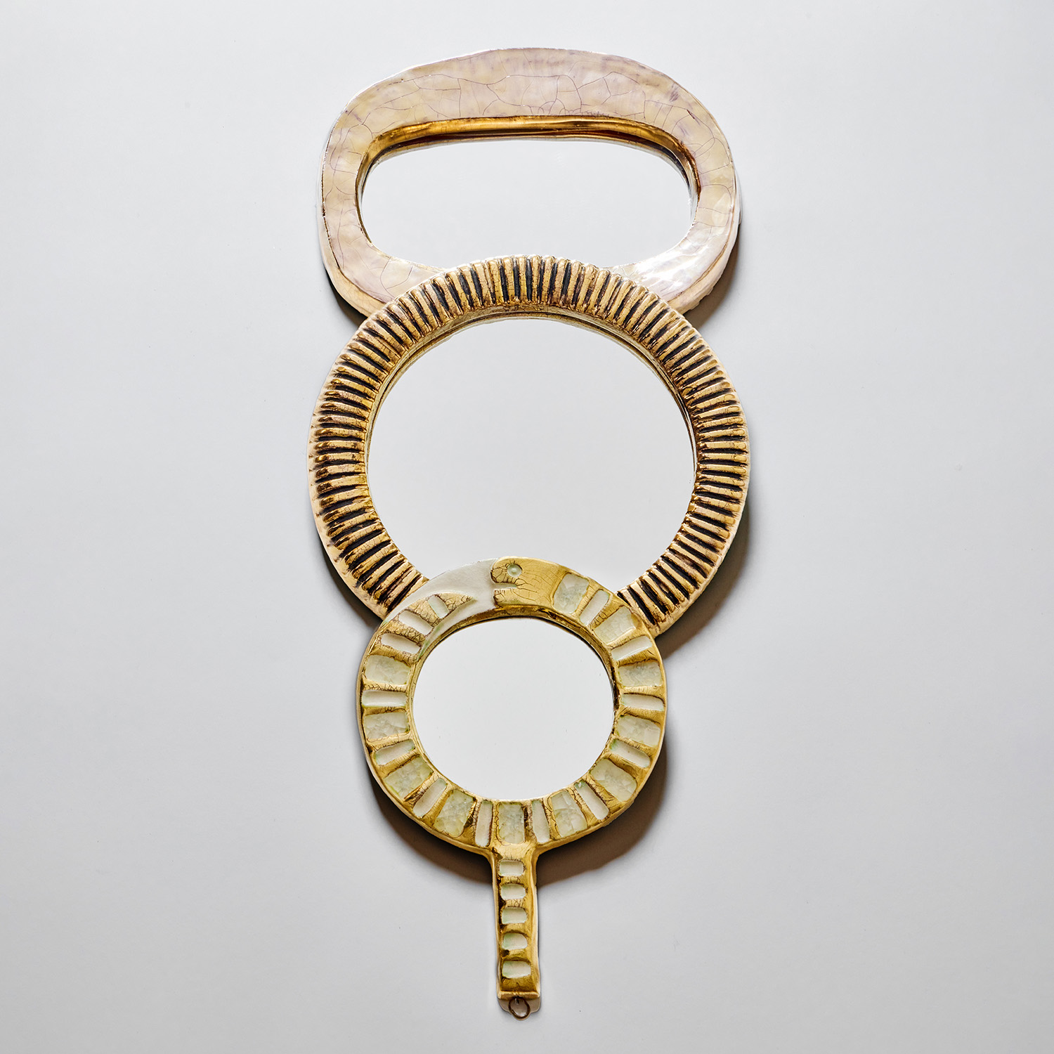 'Ourobouros' mirror - circa 1960 - Detail D3