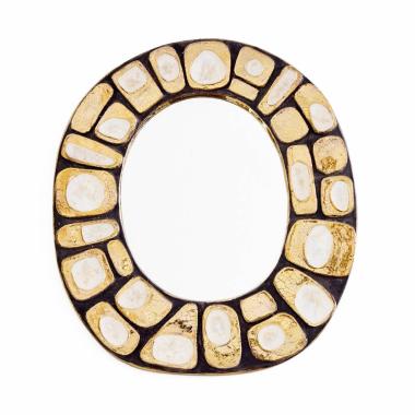 'Abalone' mirror - circa 1978