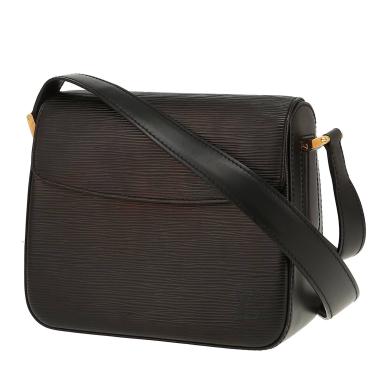 Louis Vuitton  Buci handbag  in black epi leather