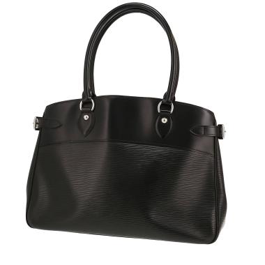 Bolso de mano Louis Vuitton  Passy en cuero Epi negro