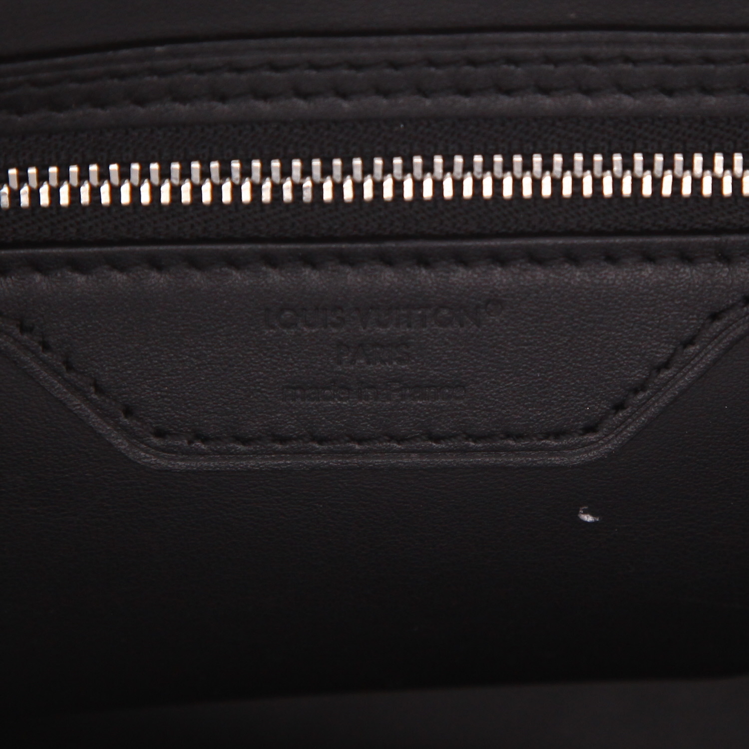 Louis Vuitton  Speedy 30 handbag  in brown monogram canvas  and black leather - Detail D2