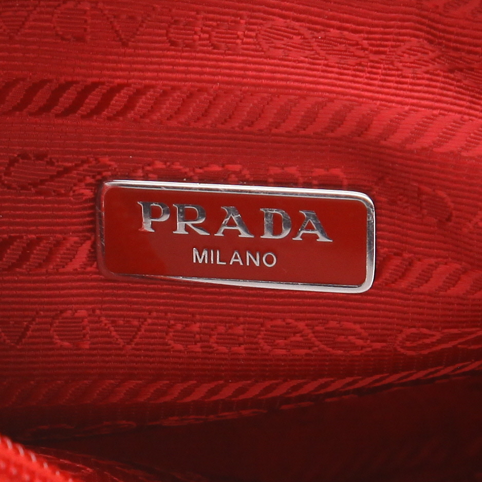 Borsa Prada  Re-nylon in tela rossa - Detail D2