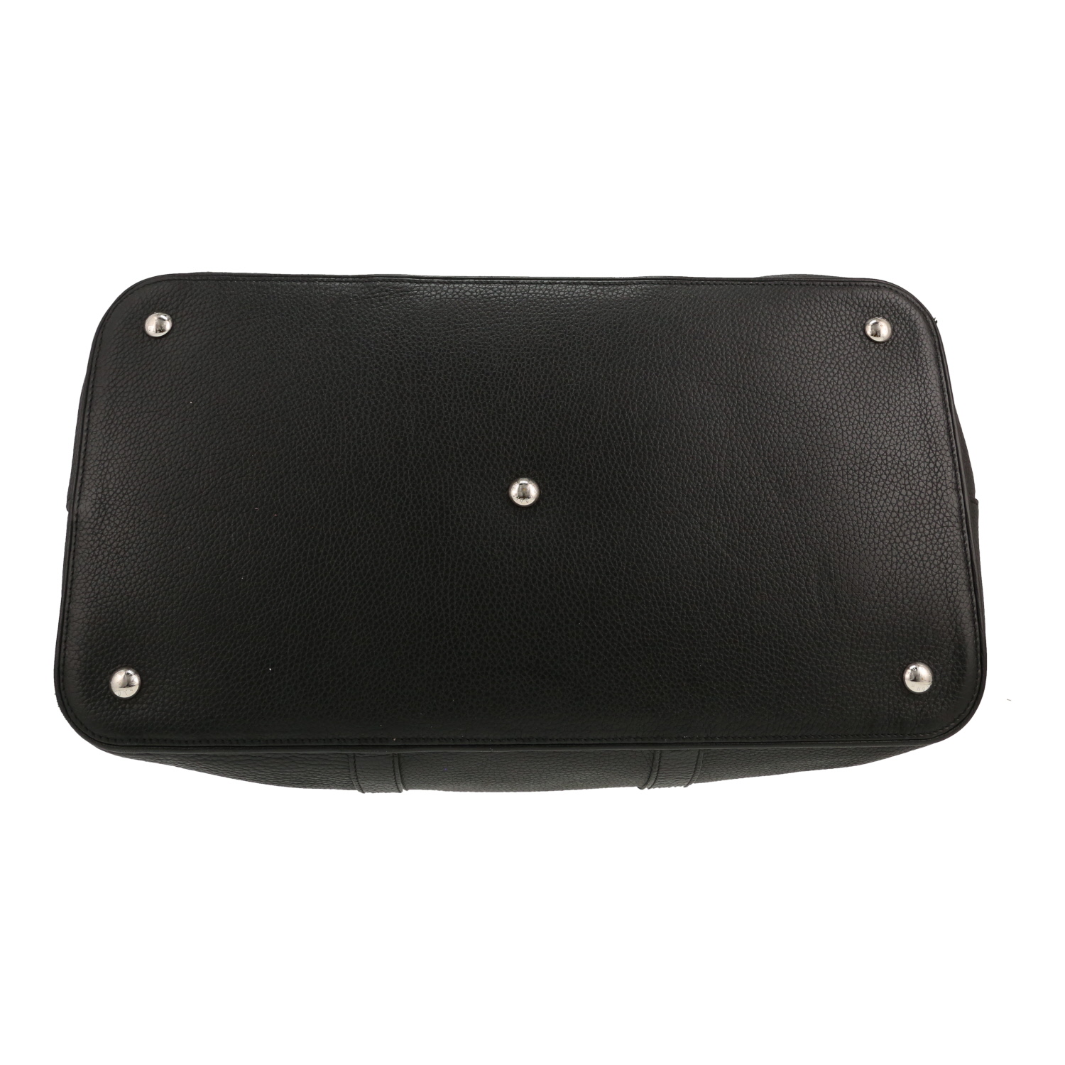 Borsa da viaggio Louis Vuitton  Lockit in pelle martellata nera - Detail D1