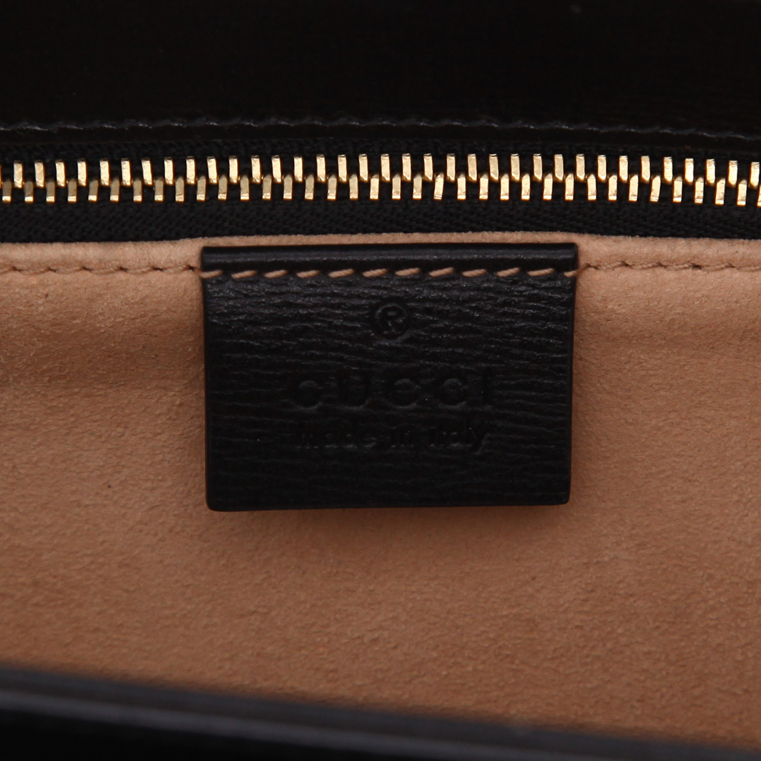 Bolso bandolera Gucci  1955 Horsebit en cuero negro - Detail D2