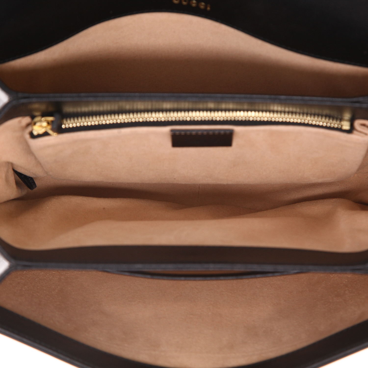 Borsa a tracolla Gucci  1955 Horsebit in pelle nera - Detail D3