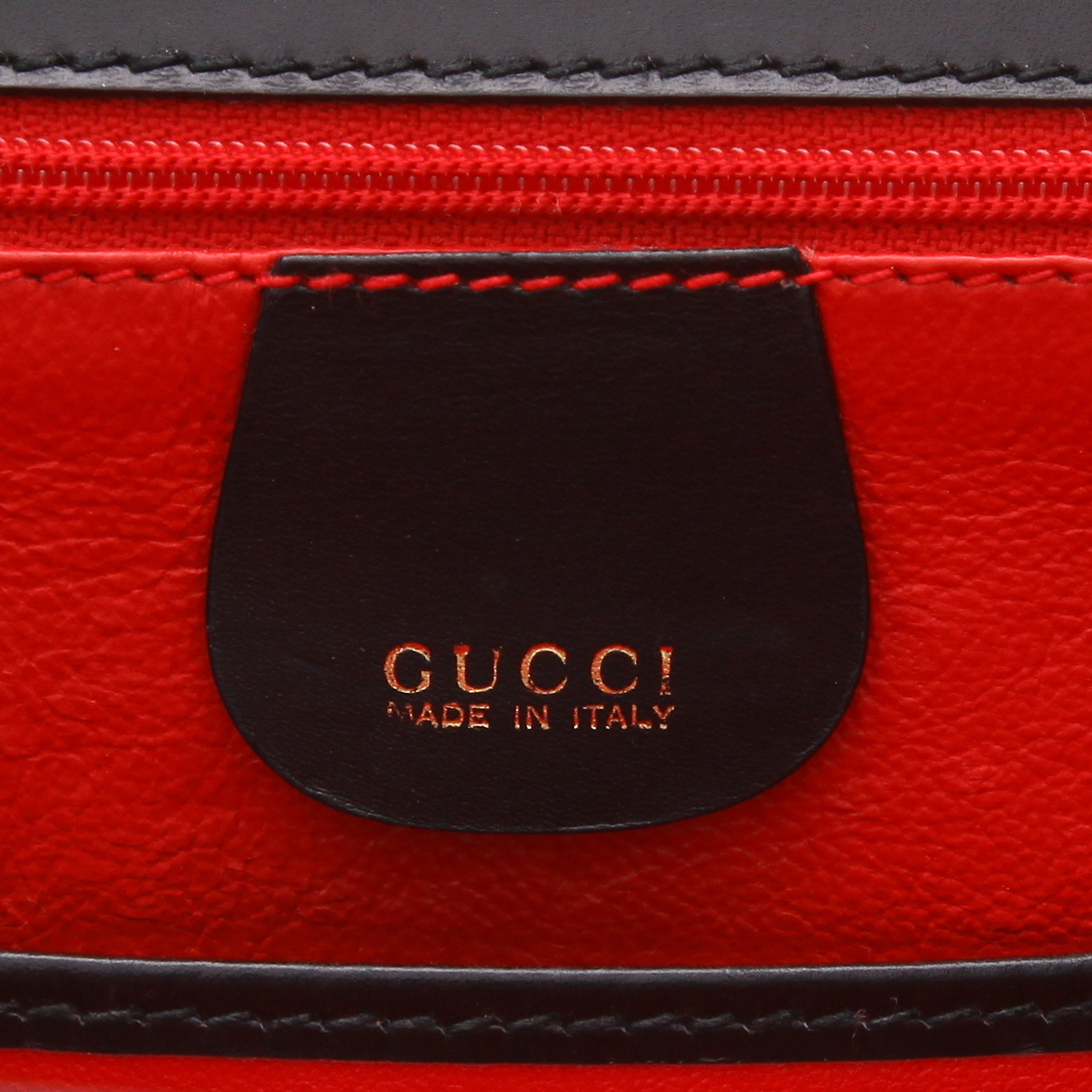 Gucci Bamboo handbag in black leather and Bambou - Detail D2