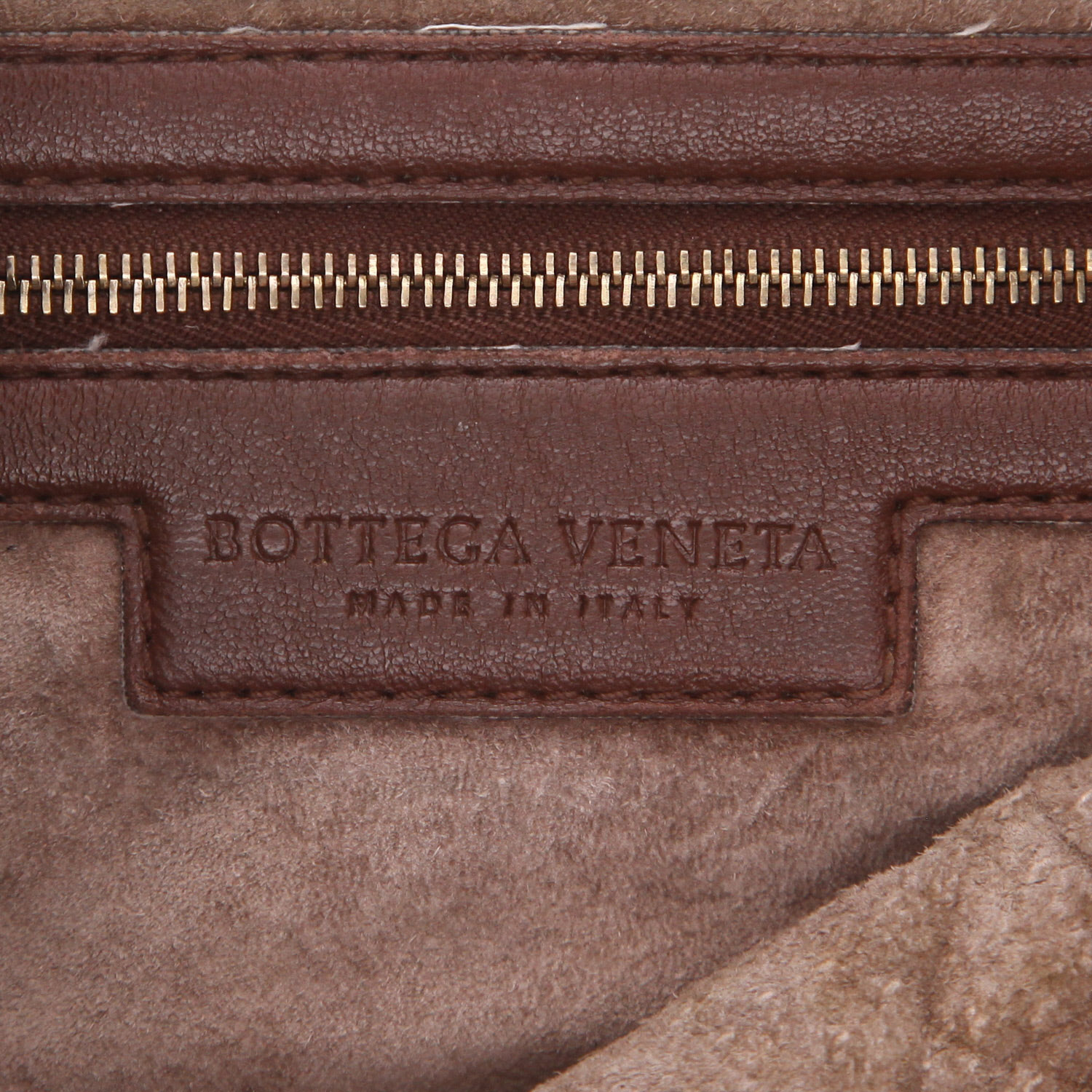 Bolso «Veneta» de Bottega Veneta, de piel «intrecciato» marrón - Detail D2