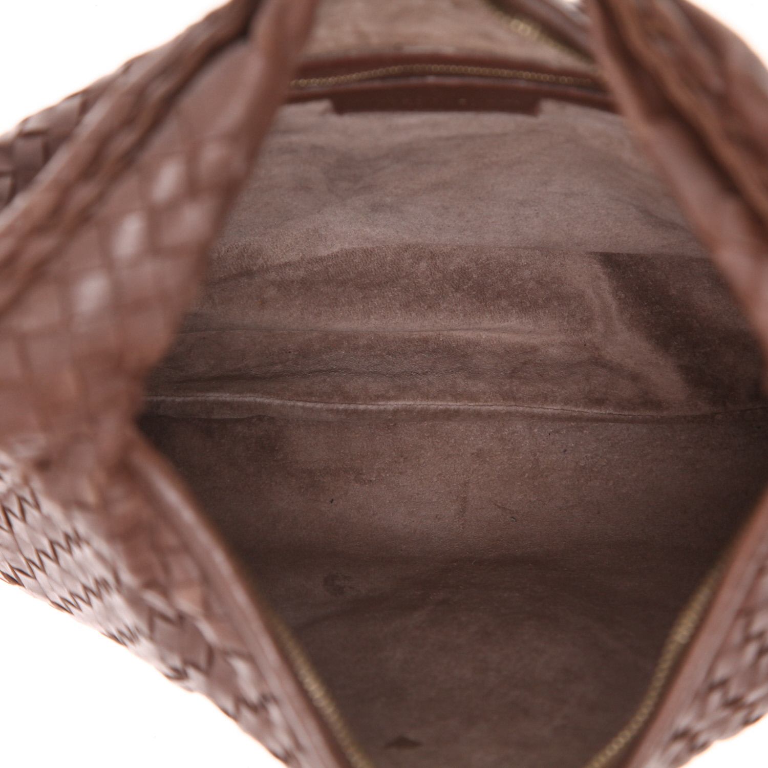 Bolso «Veneta» de Bottega Veneta, de piel «intrecciato» marrón - Detail D3