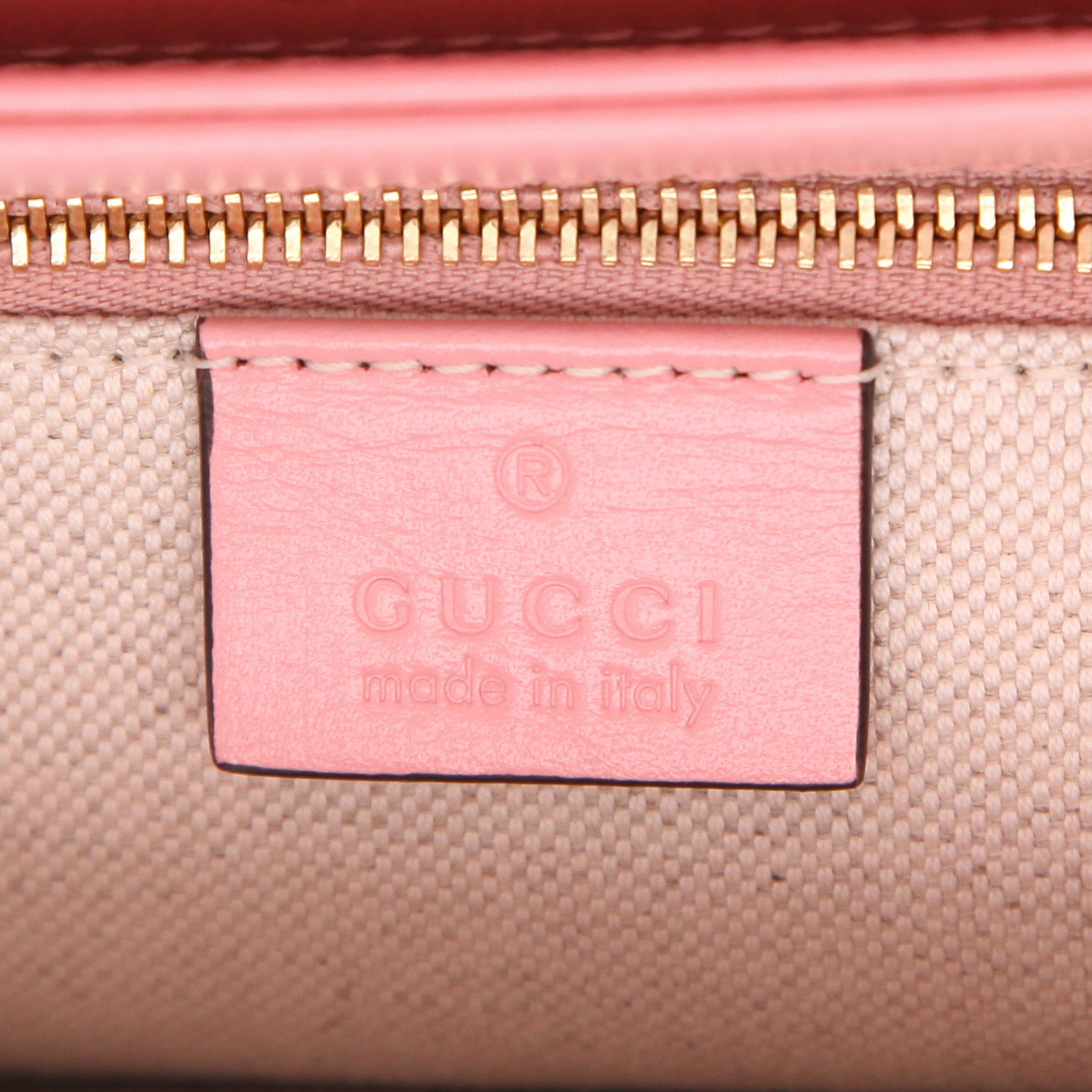 Borsa a tracolla Gucci  1955 Horsebit in pelle rosa e rossa - Detail D2