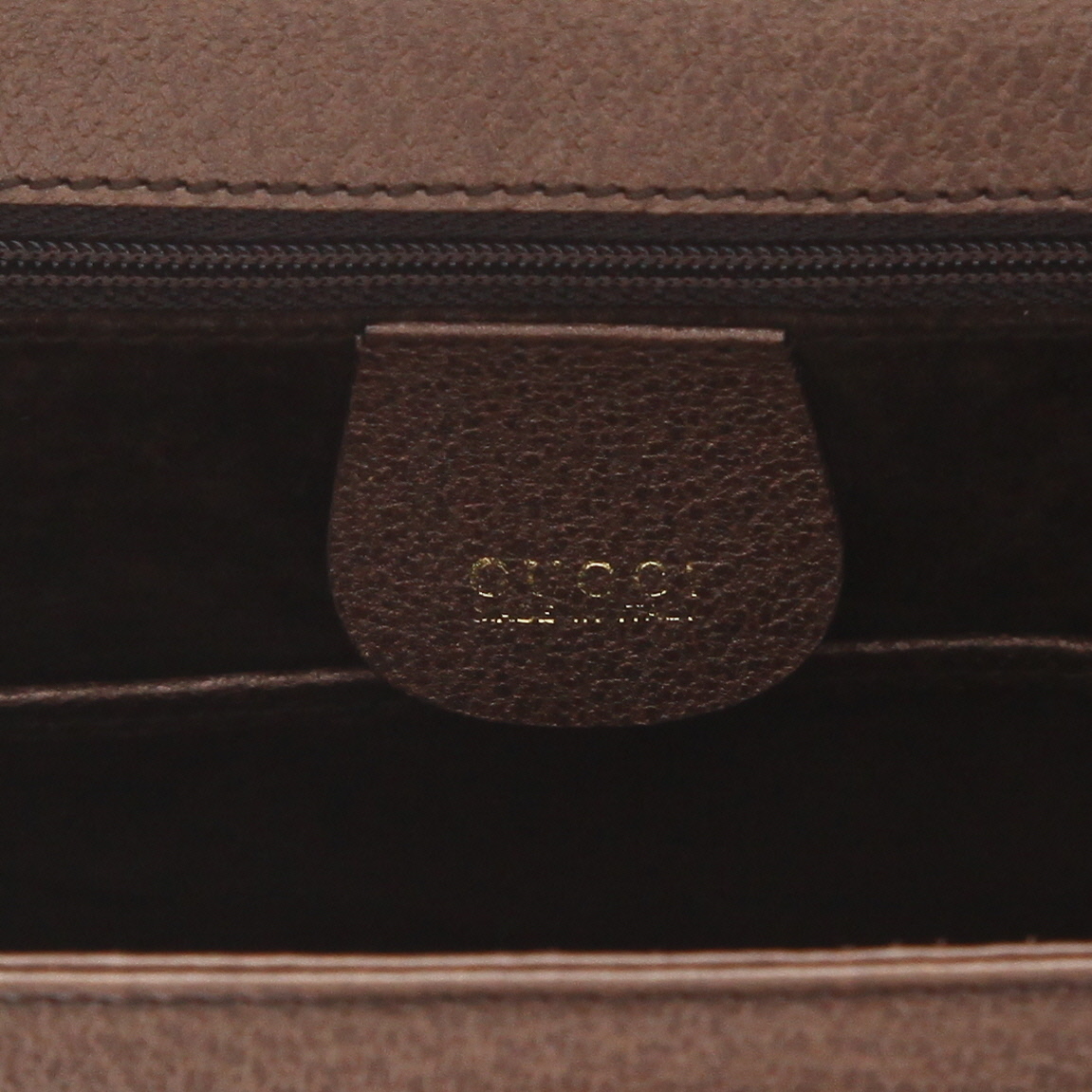 Sac à main Gucci  Bamboo en cuir irisé marron et bambou - Detail D2