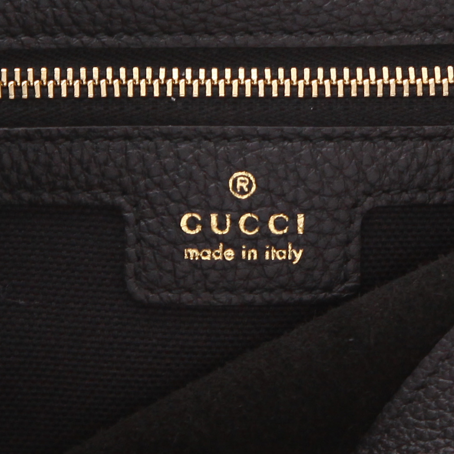 Borsa a tracolla Gucci  Jackie 1961 in pelle martellata nera - Detail D2