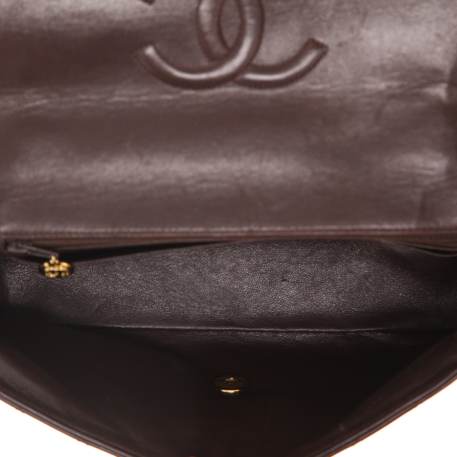 Borsa Chanel   in pelle trapuntata marrone - Detail D3