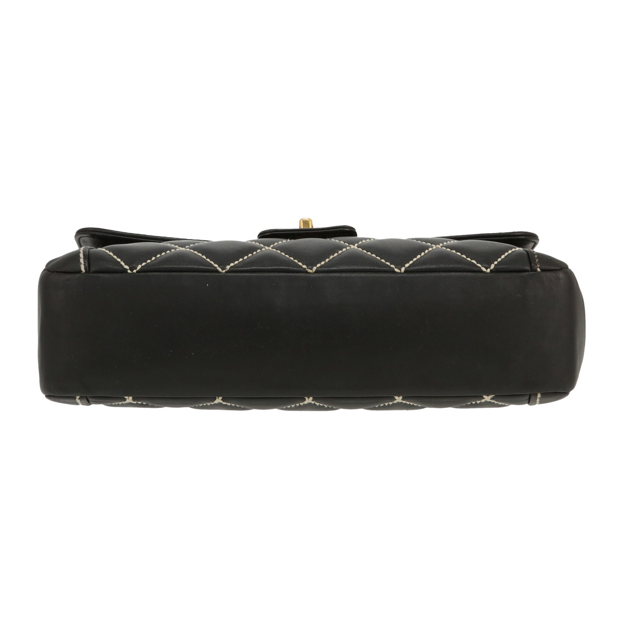 Sac à main Chanel   en cuir matelassé noir - Detail D1