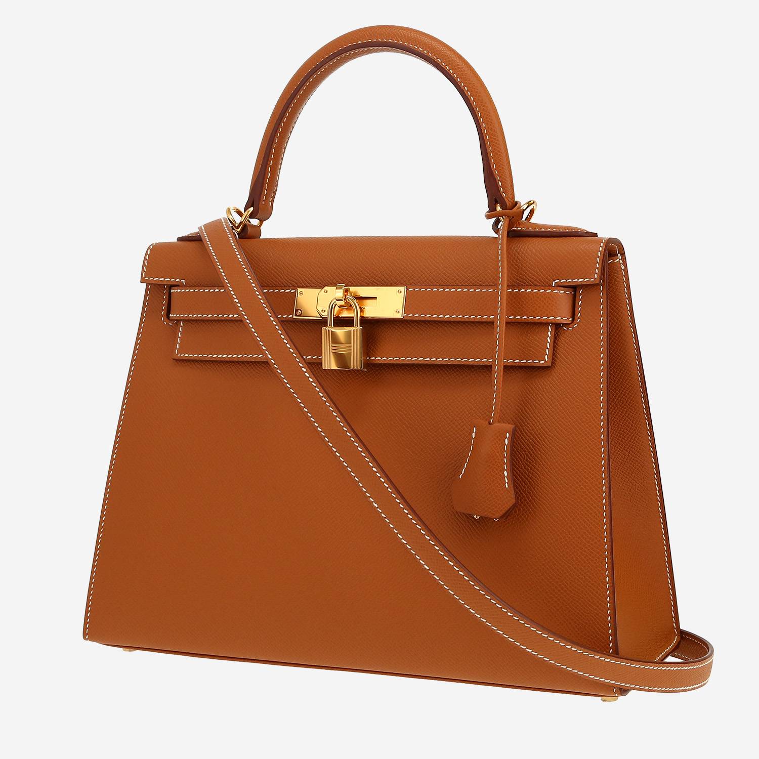Borsa Hermès  Kelly 28 cm in pelle Epsom gold