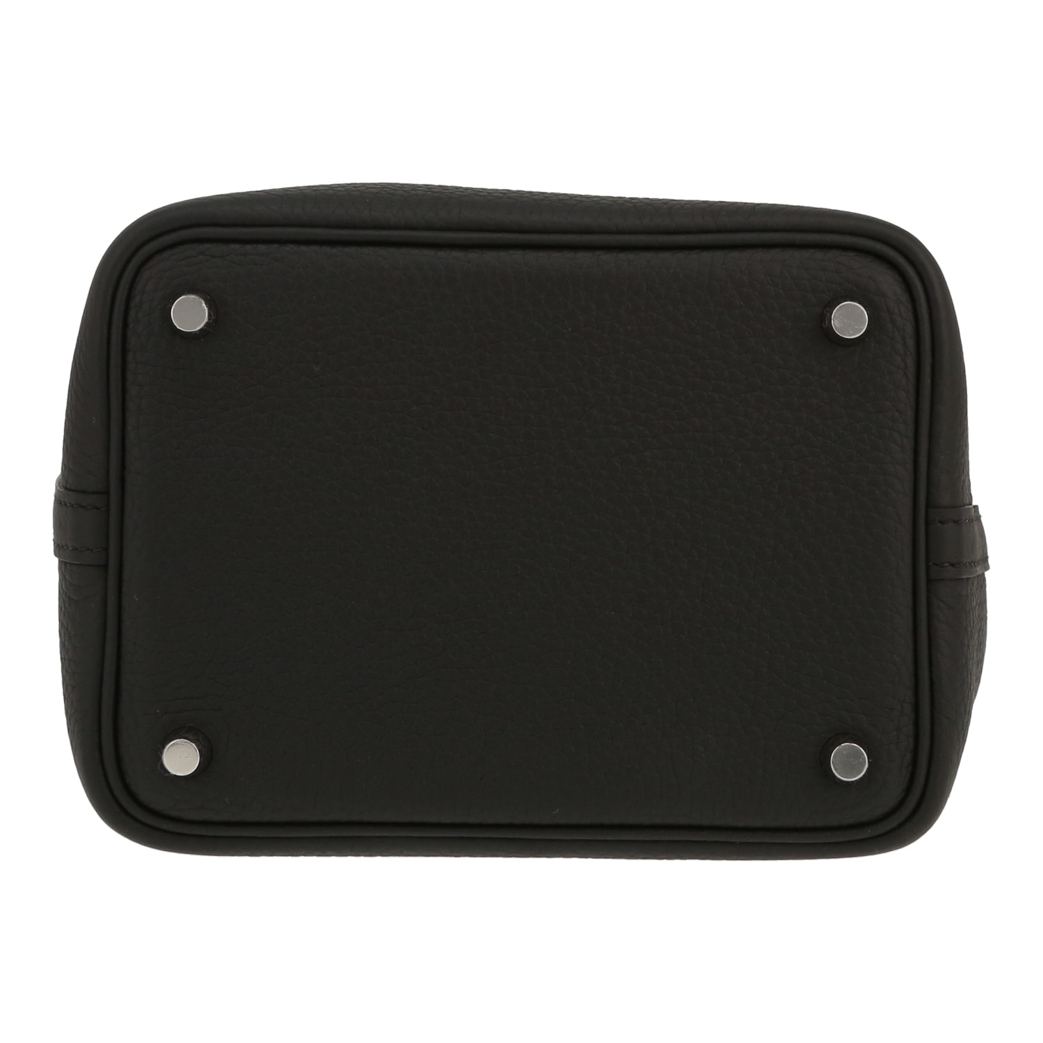 Hermès  Picotin 18 cm handbag  in black togo leather - Detail D1