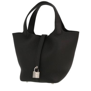 Hermès  Picotin 18 cm handbag  in black togo leather
