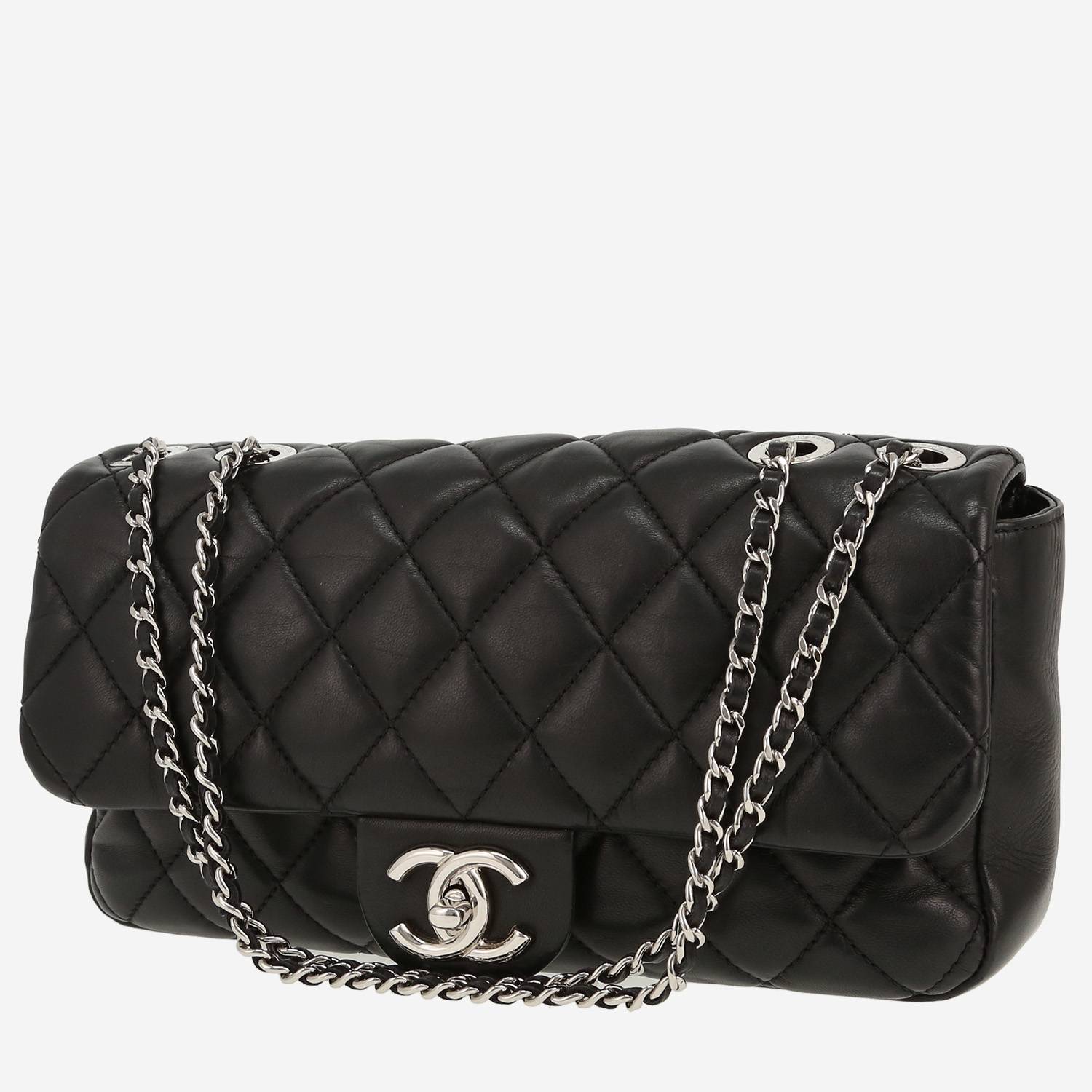 Sac à main Chanel  Timeless en cuir matelassé noir
