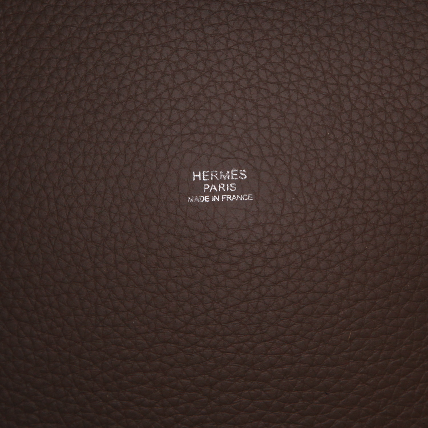 Borsa Hermès Picotin da 26 cm in pelle Togo Étoupe color paglia - Detail D2