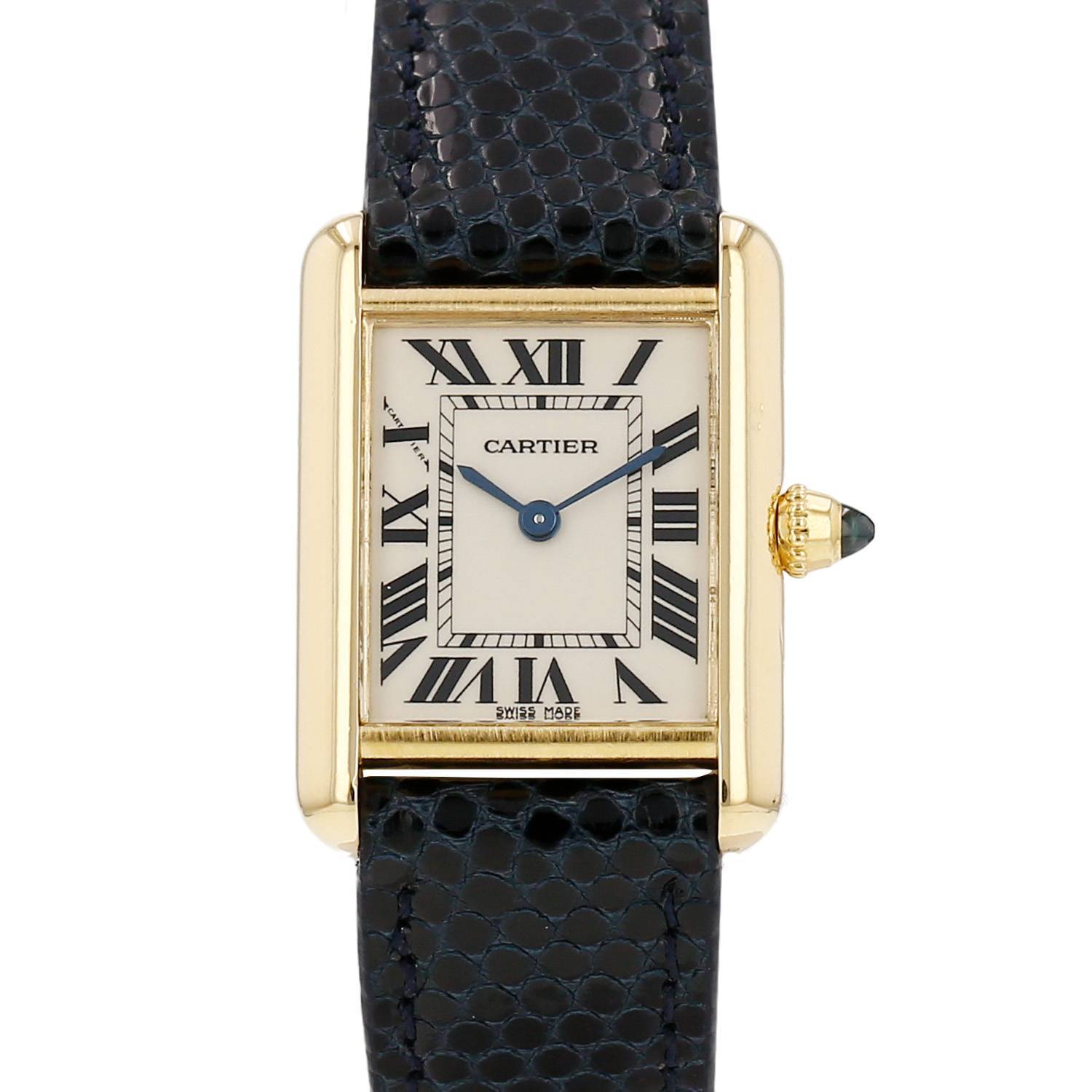 Montre Cartier Tank Louis Cartier en or jaune Ref: Cartier - 2442