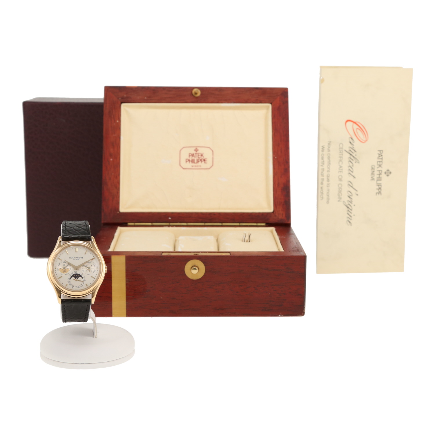 Reloj Patek Philippe Perpetual Calendar de oro amarillo Ref: Patek Philippe - 3940 Série MK2 Circa 1993