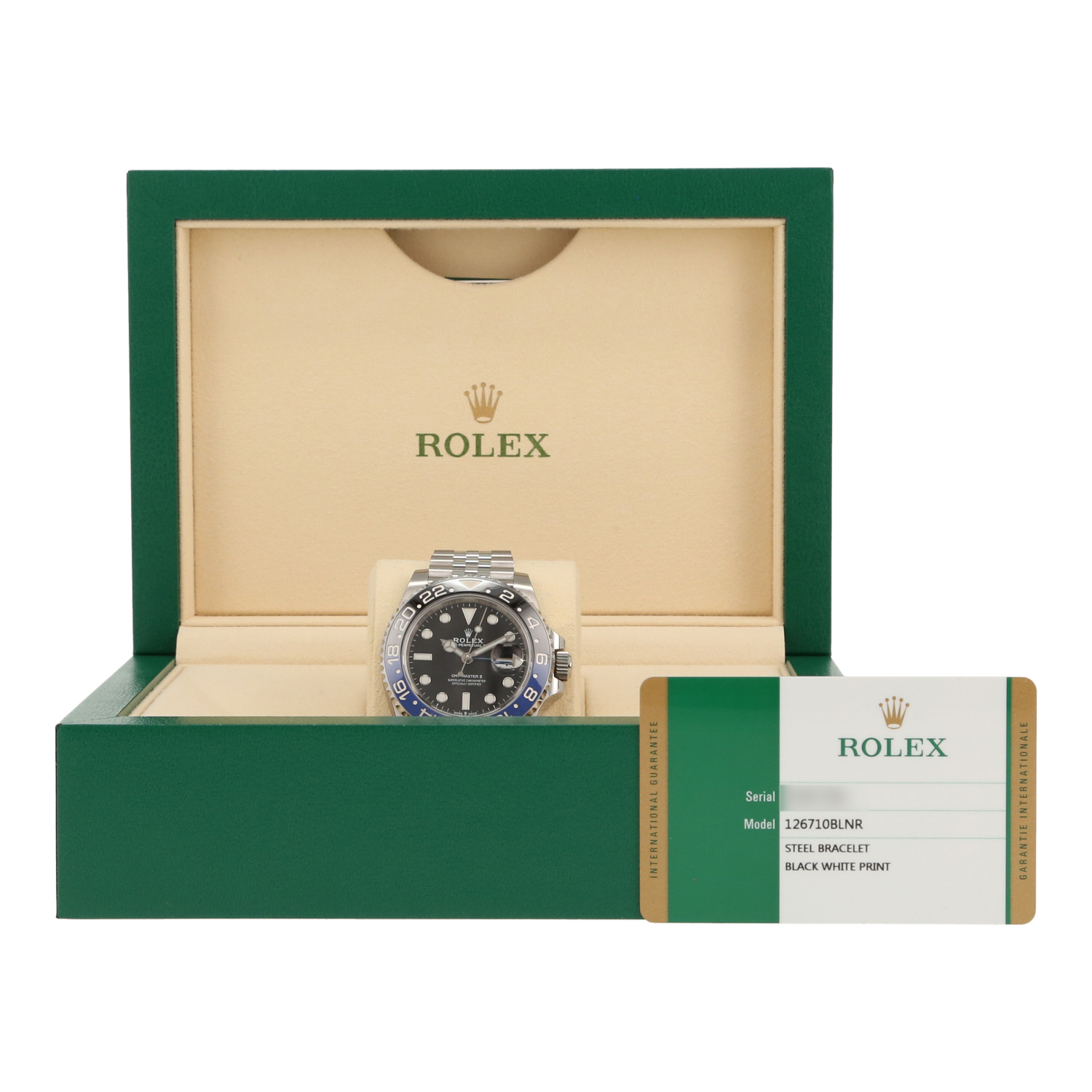 Rolex GMT-Master II  in stainless steel Ref: Rolex - 126710BLNR  Circa 2020