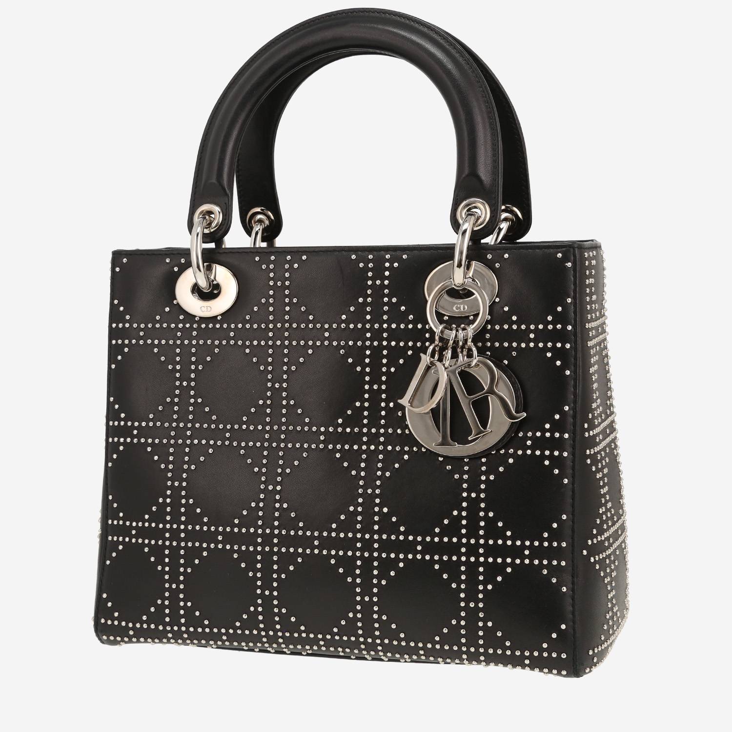Borsa Dior  Lady Dior in pelle nera