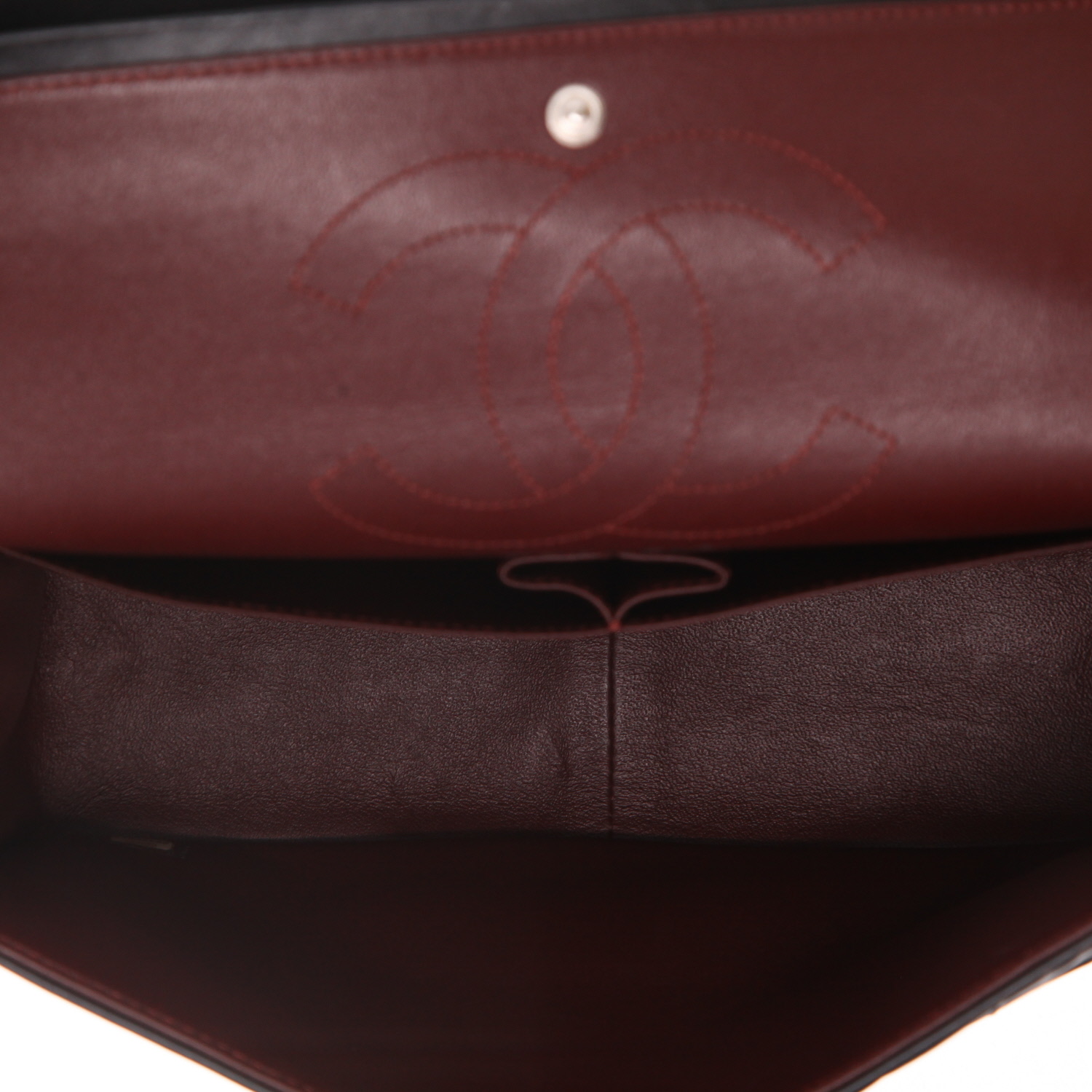 Borsa a tracolla Chanel  2.55 in pelle trapuntata nera - Detail D3