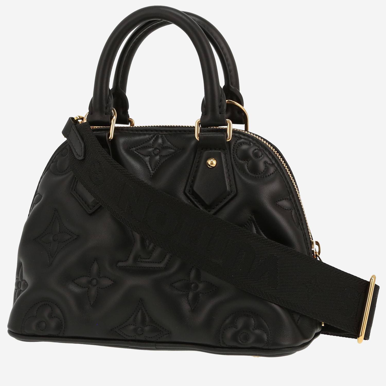 Borsa a tracolla Louis Vuitton  Alma BB in pelle monogram nera