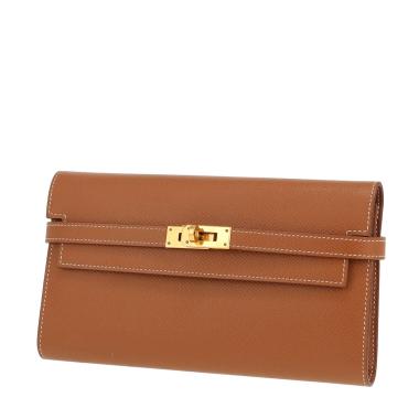 Hermès  Kelly wallet wallet  in gold epsom leather