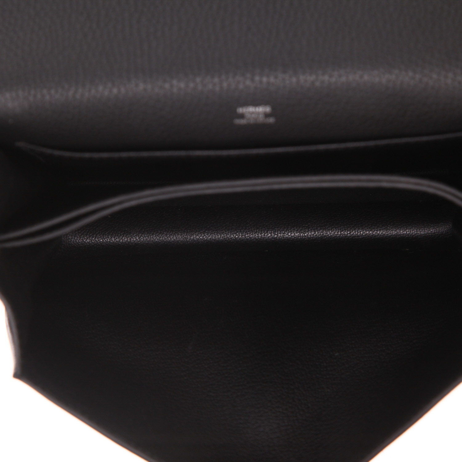 Borsa Hermès  Roulis in pelle taurillon clemence nera - Detail D3