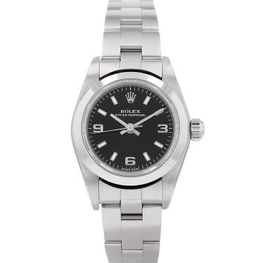 Montre Rolex Lady Oyster Perpetual en acier Ref: Rolex - 76080  Vers 2001